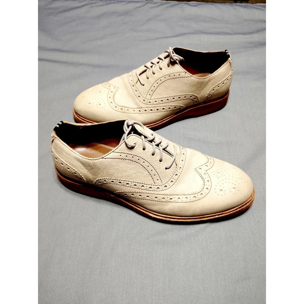 EUC Cole Haan Morris Wingtip Oxford Amphora Style C30842‎ Lace Up Shoes Men 7.5M